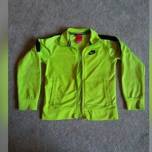 Boy's Neon Yelow Nike Jacket